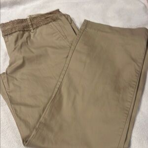 Old Navy Tan Chinos Versatile Cotton-Blend